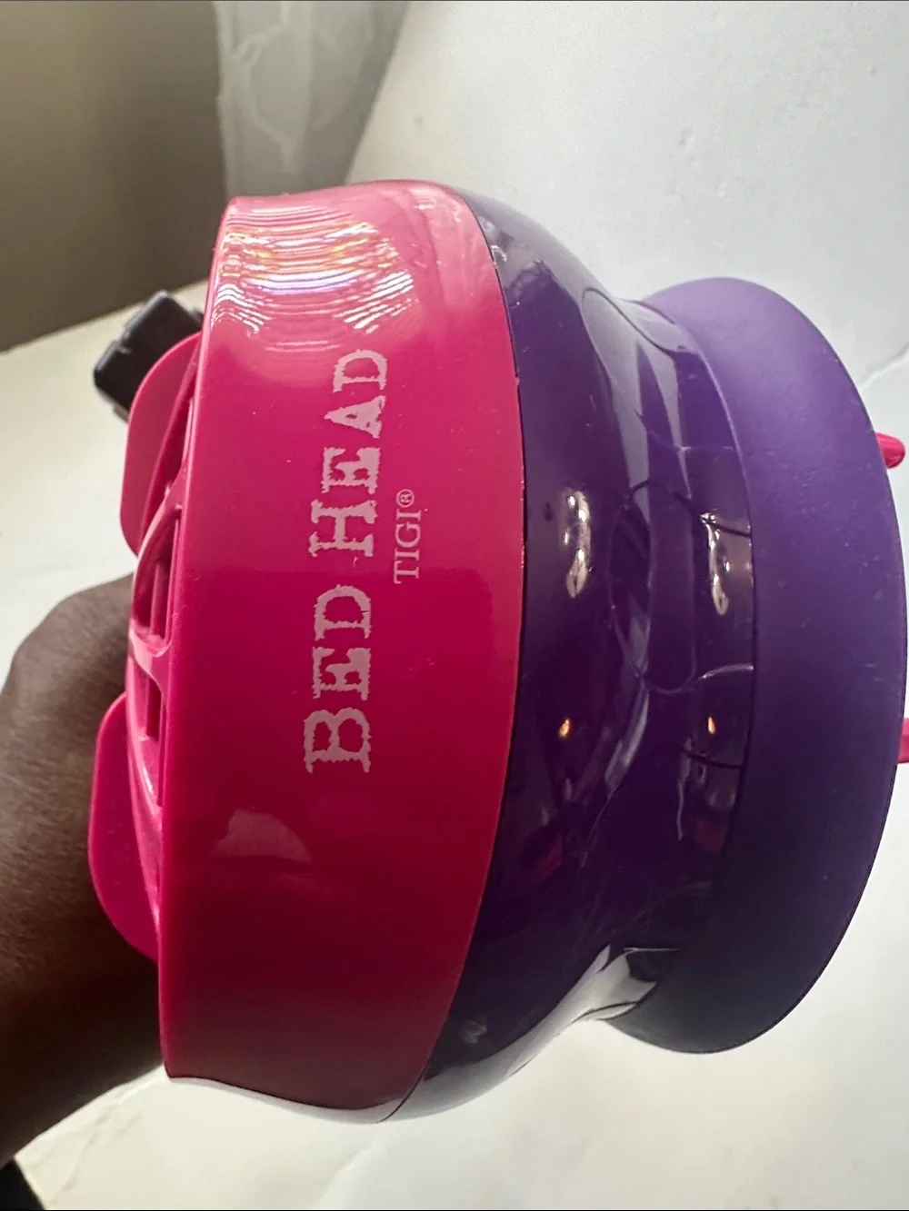 TIGI Bed Head Pink and Purple Scalp Massager Brush